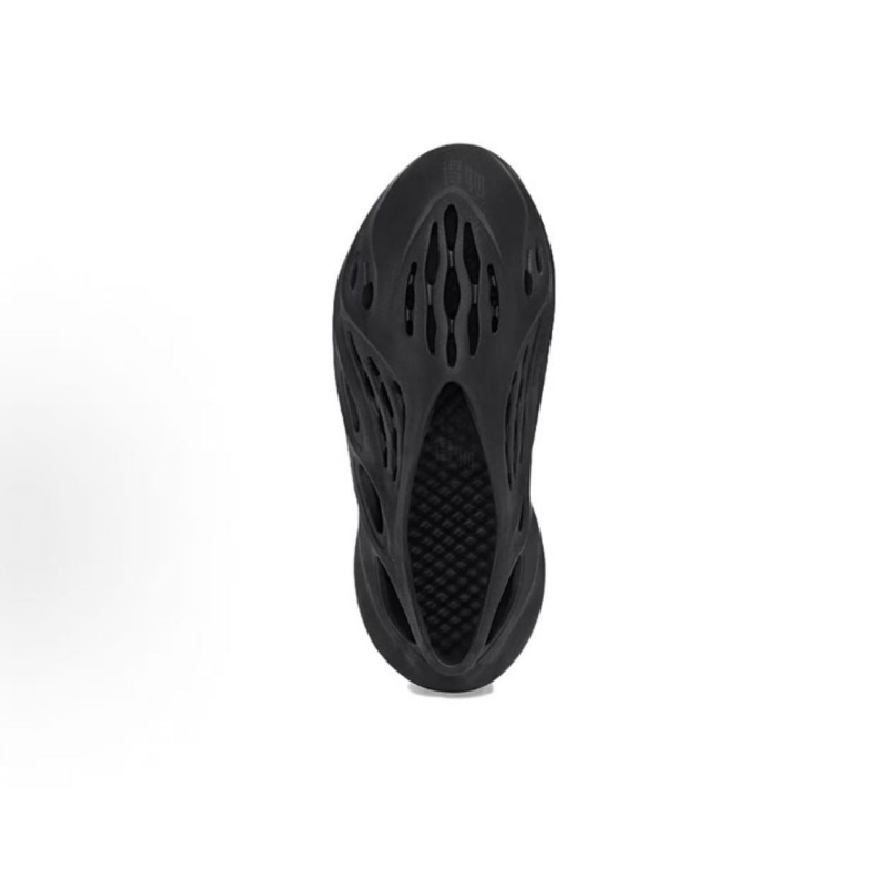 Adidas Originals Yeezy Foam Runner Onyx Black Warrior Unisex EVA Slip On Cave Shoes Fashion Casual Sports Sandals Black - view 6