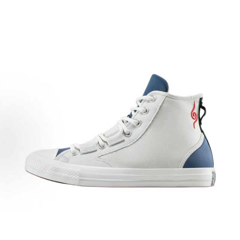 Converse Anime Joint Name High Top Canvas Shoes for Men & Women, Konoha Seal Graphic Upper, Breathable Flat Sole, Daily Wear Fashion Leisure Footwear - view 7