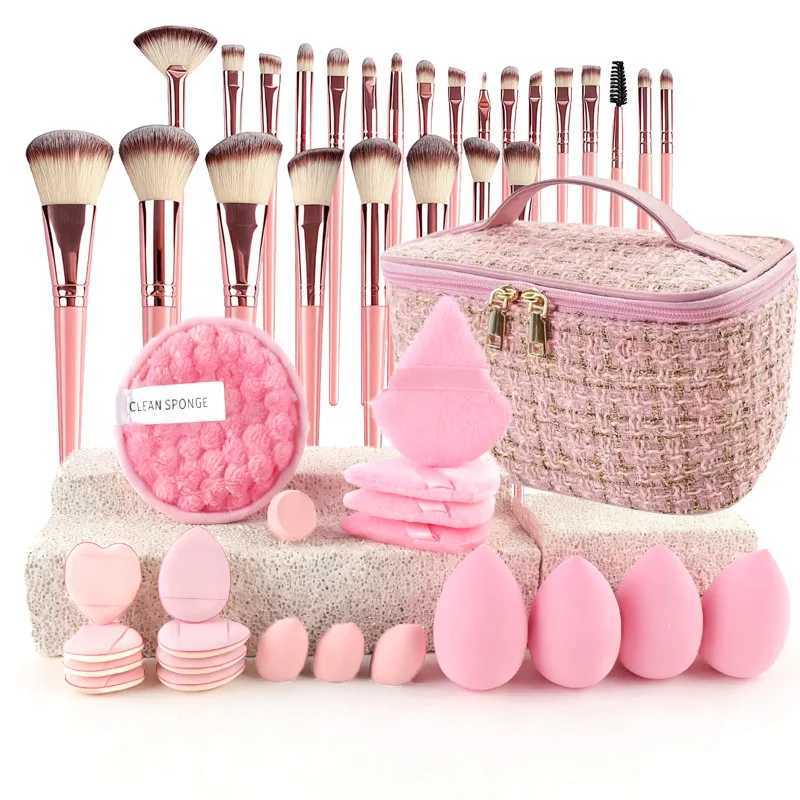 Professional Makeup Brushes Set with Sponges Kit for Foundation Eyeshadow Highlighter Blush Concealer Powder Cosmetic Tools Z260827 - view 3
