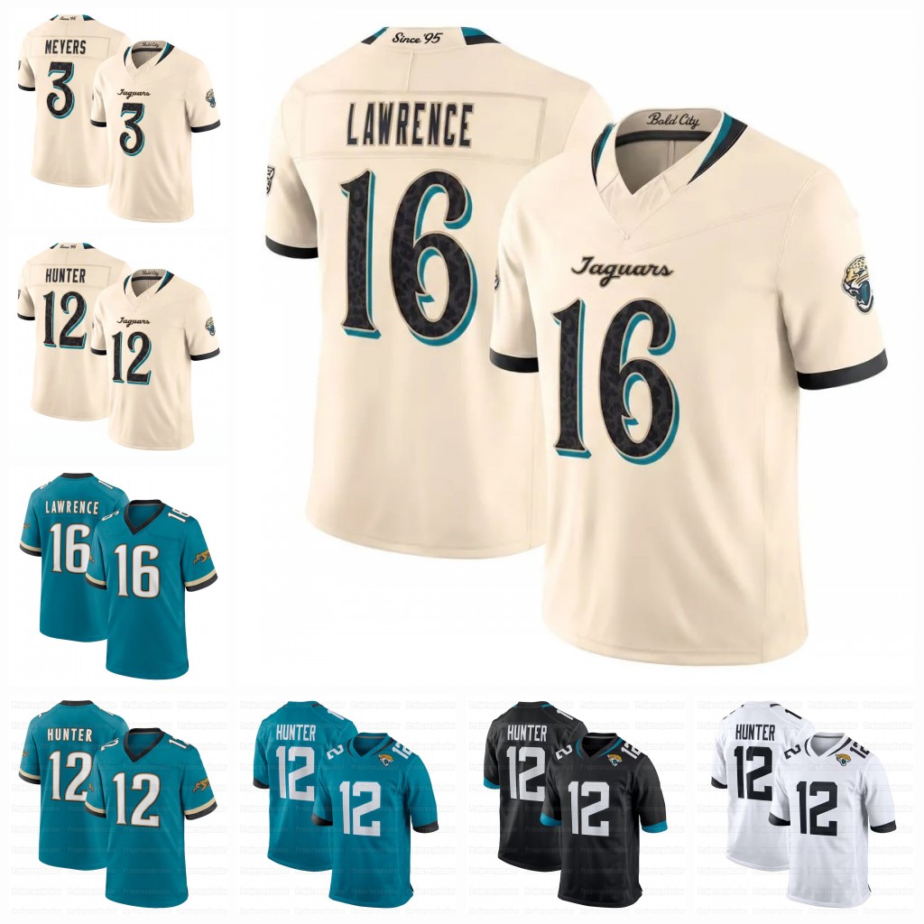Maglia Jaguars 2026 Rivalità Travis Hunter Trevor Lawrence Travon Walker Jones Parker Washington-image