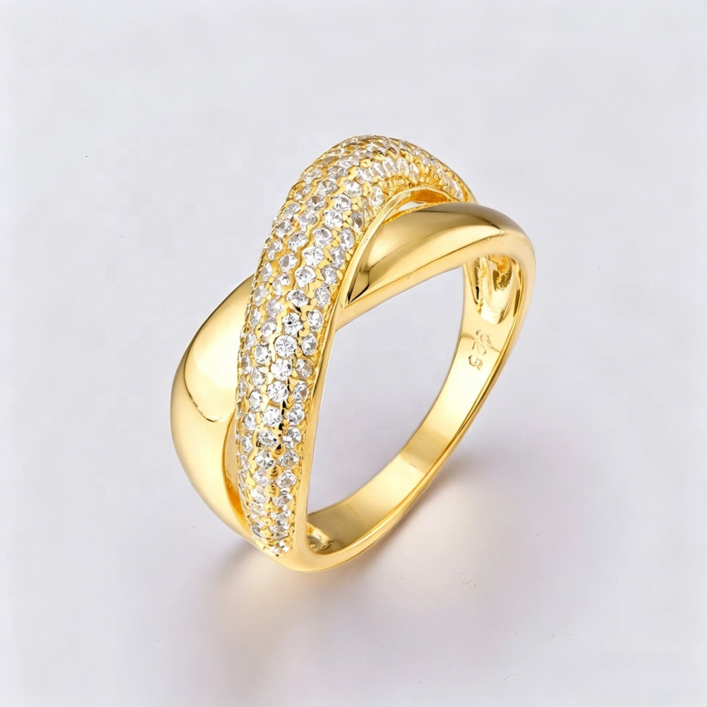 QX Custom Wholesale Fine Jewelry Moissanite 925 Sterling Silver Engagement/Wedding Rings for Women Gift Party - view 5