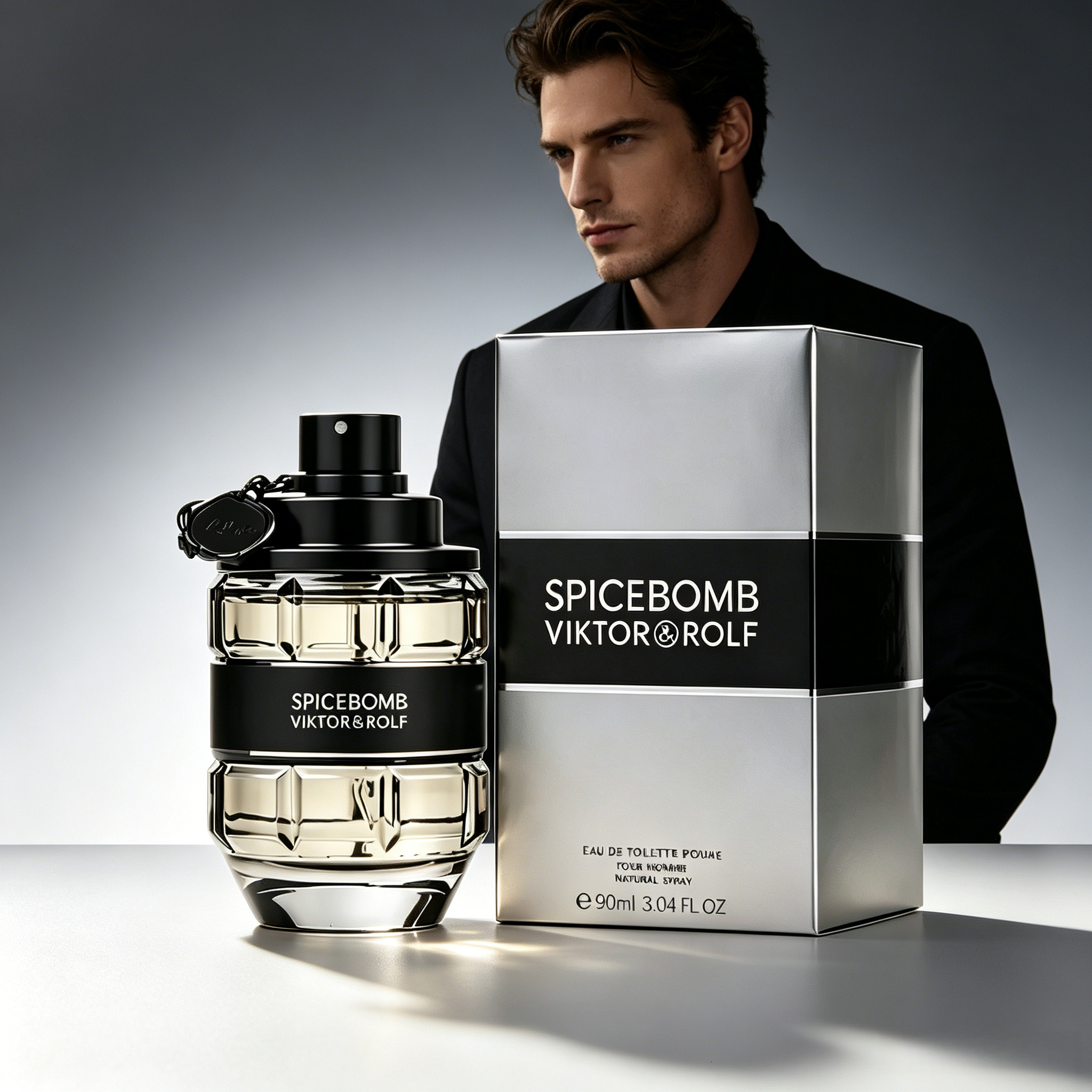Woody & Spicy Cologne for Men With Notes of Citrus Viktor&Rolf - Spice Bomb Eau De Toilette 26Y0828