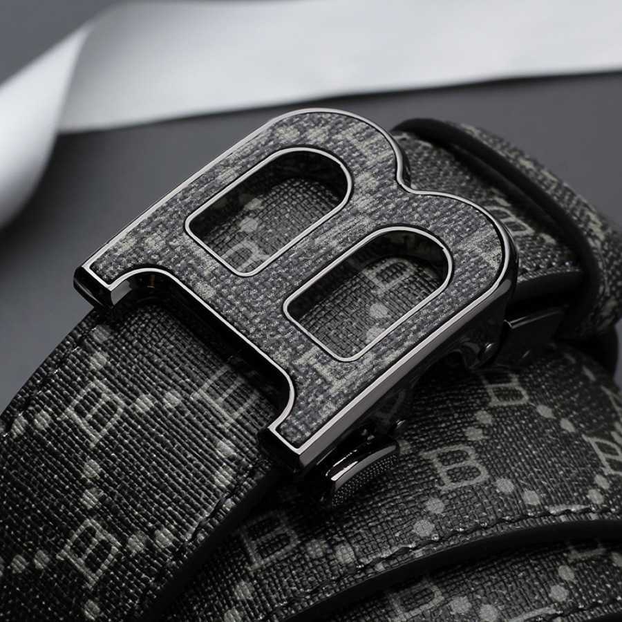 Mens Belt Fashionable Luxury Brand Belt for Men Letter B Buckle Belt Male Business Casual Style D260828 - view 3