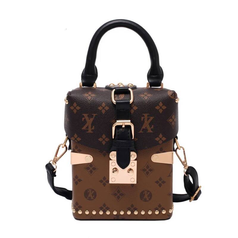 New designer luxury Niche phone 2026 New fashion crossbody box small square versatile printed shoulder and handheld women's bag Slim - view 6