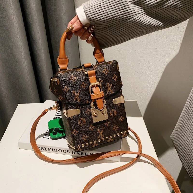New designer luxury Niche phone 2026 New fashion crossbody box small square versatile printed shoulder and handheld women's bag Slim - view 7