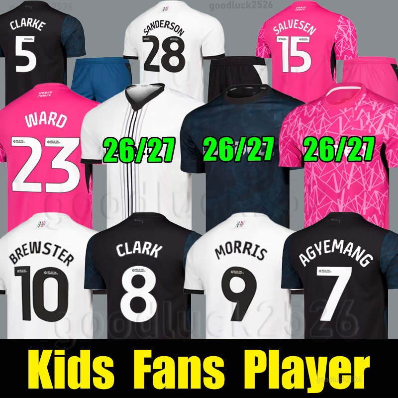 Derby County FC 26 27 Soccer Jerseys Morris Agyemang 2026 2…
