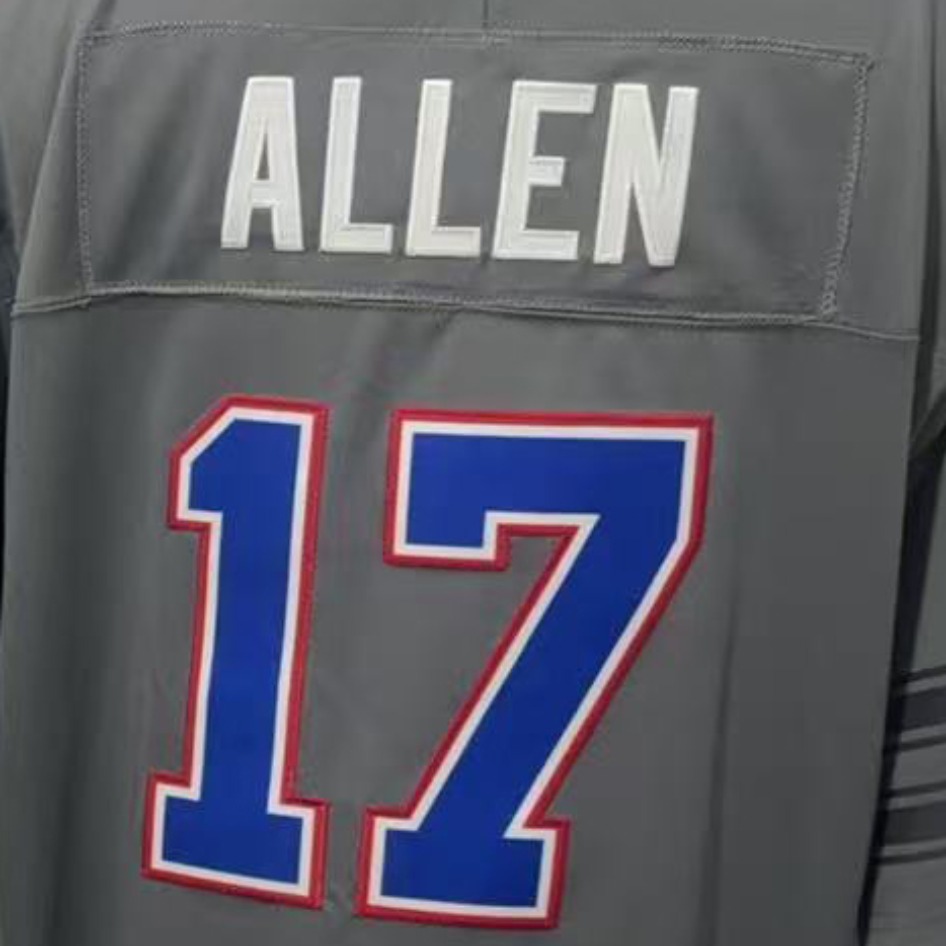17 Josh Allen 4 James Cook 0 Keon Coleman Football Buffalo Billss Royal Vapor F…