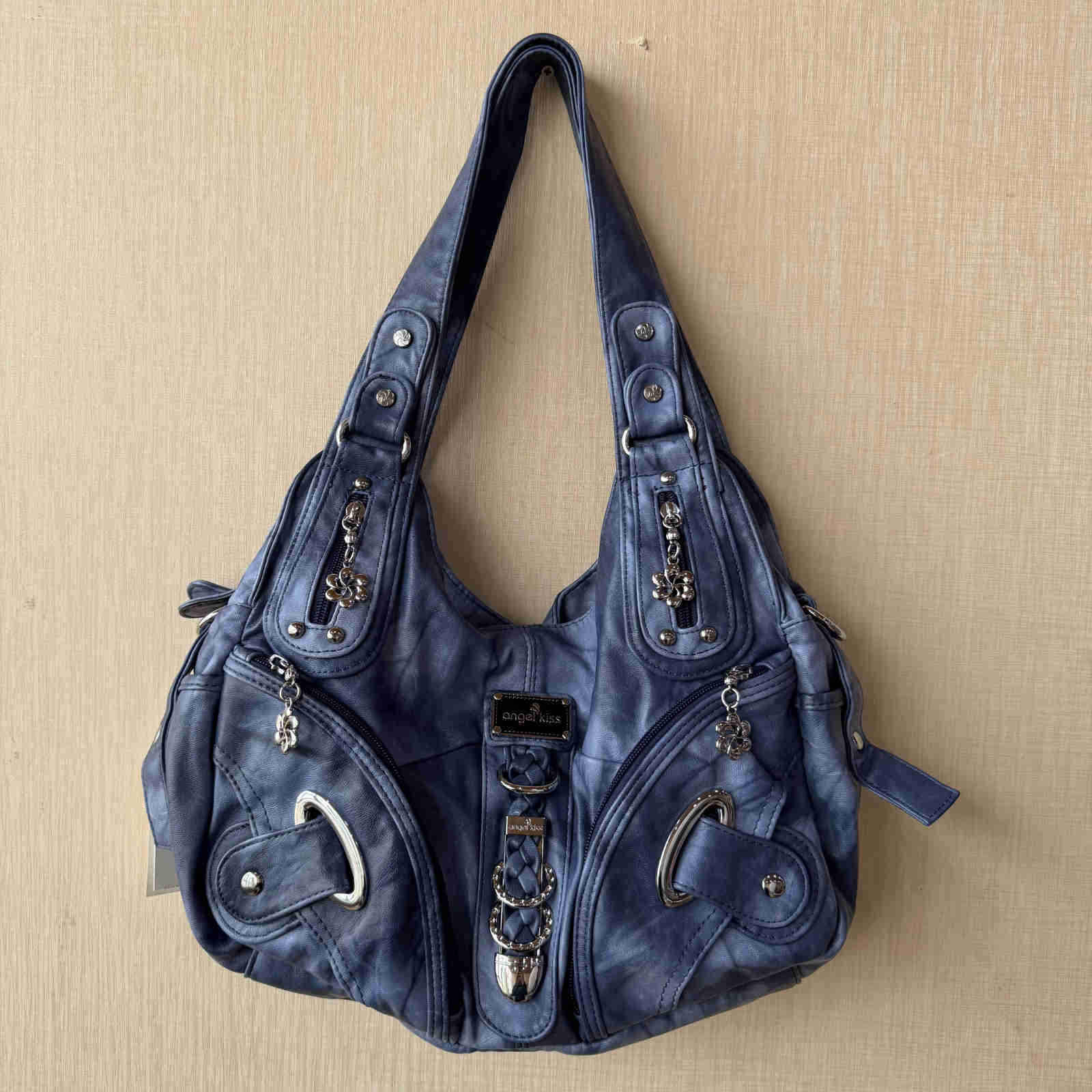 Three Misshapen Angels Retro Y2K Millennium Cool Girl Vintage Style Underground Culture European Street Leopard Print Shoulder Crossbody Bag Q260829 - view 6