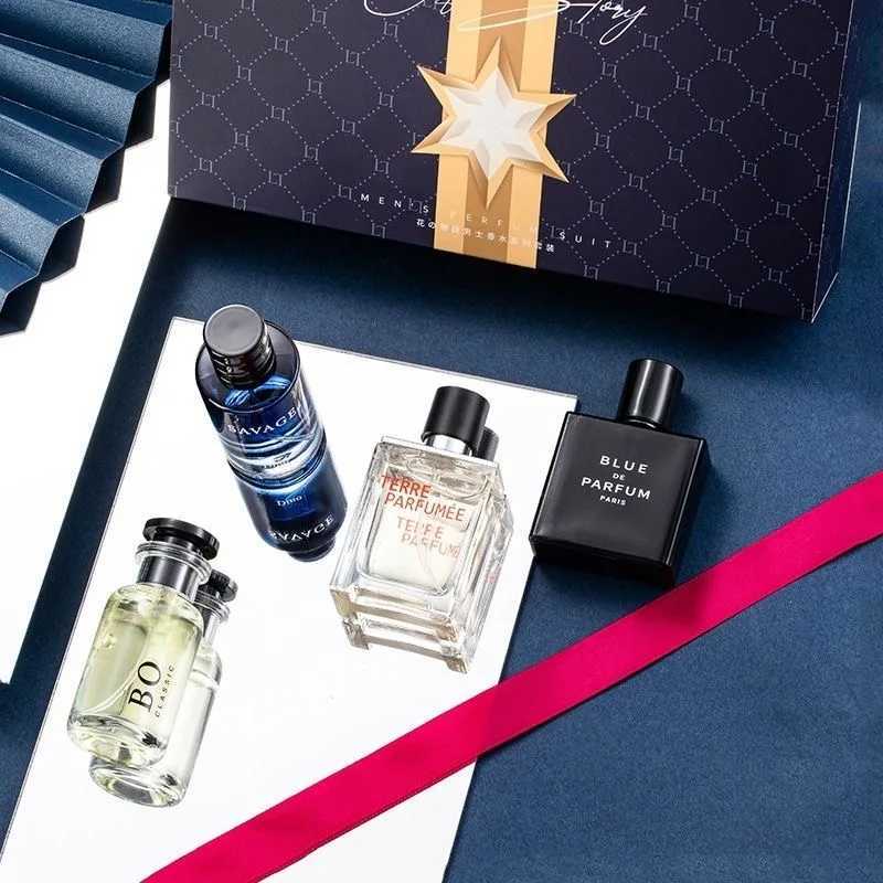 Gift 4 PCS/Set Men's Perfume Set 3x30ml Long Lasting Woody Citrus Ocean Eau De Toilette Spray for Daily Work Dating Casual Use H260829 - view 6