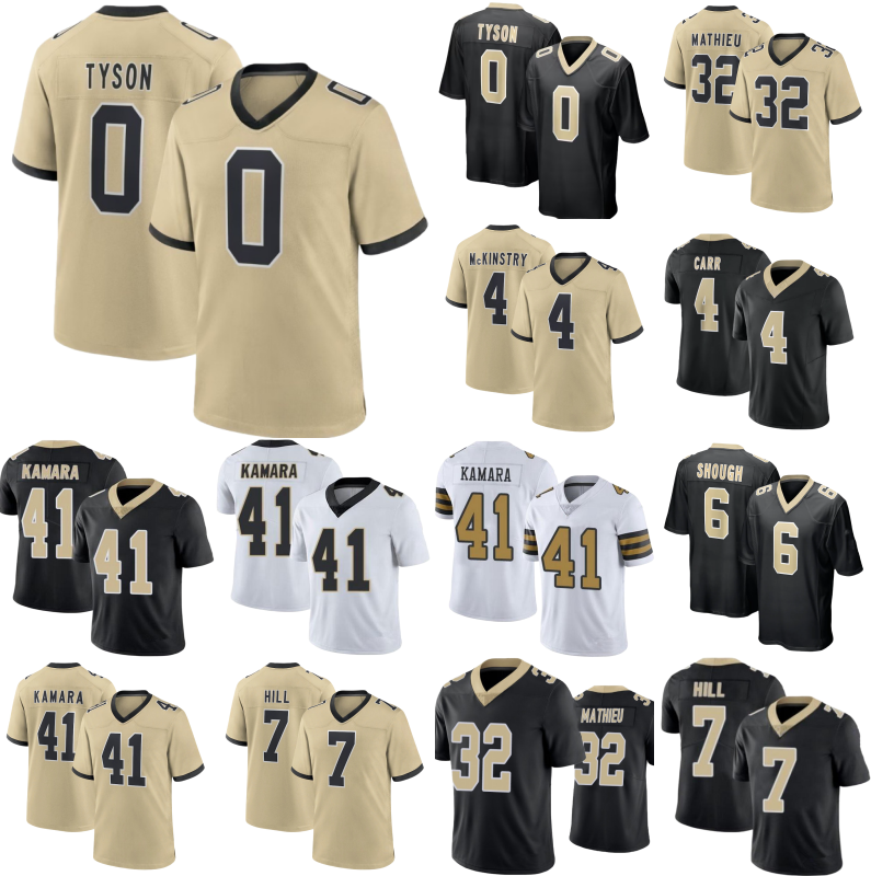 new Jordyn Tyson 6 Tyler Shough 12 Chris Olave jersey Travis Etienne Banks Jr Drew Brees Alvin Kamara Taysom Hill Football Jerseys