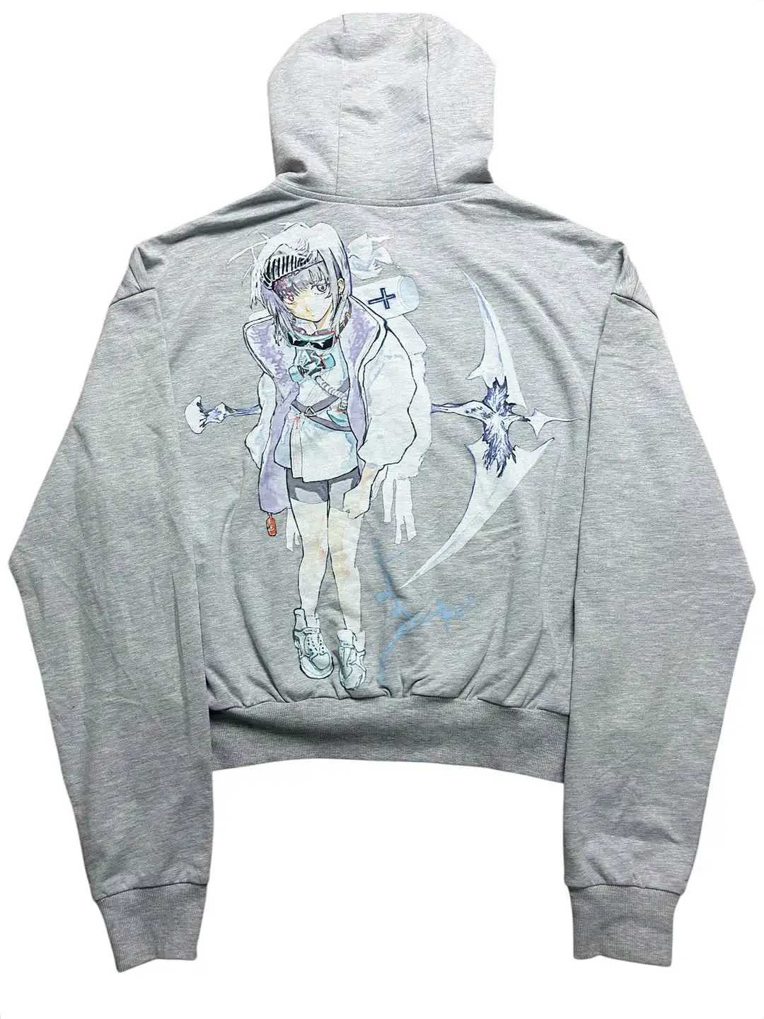 Y2k Casual Japan Anime Zip Hoodies Women Grunge Streetwear Sweatshirt Tops Hip Hop Goth Harajuku Oversized Hoodie Women Clothing R260827 - view 4
