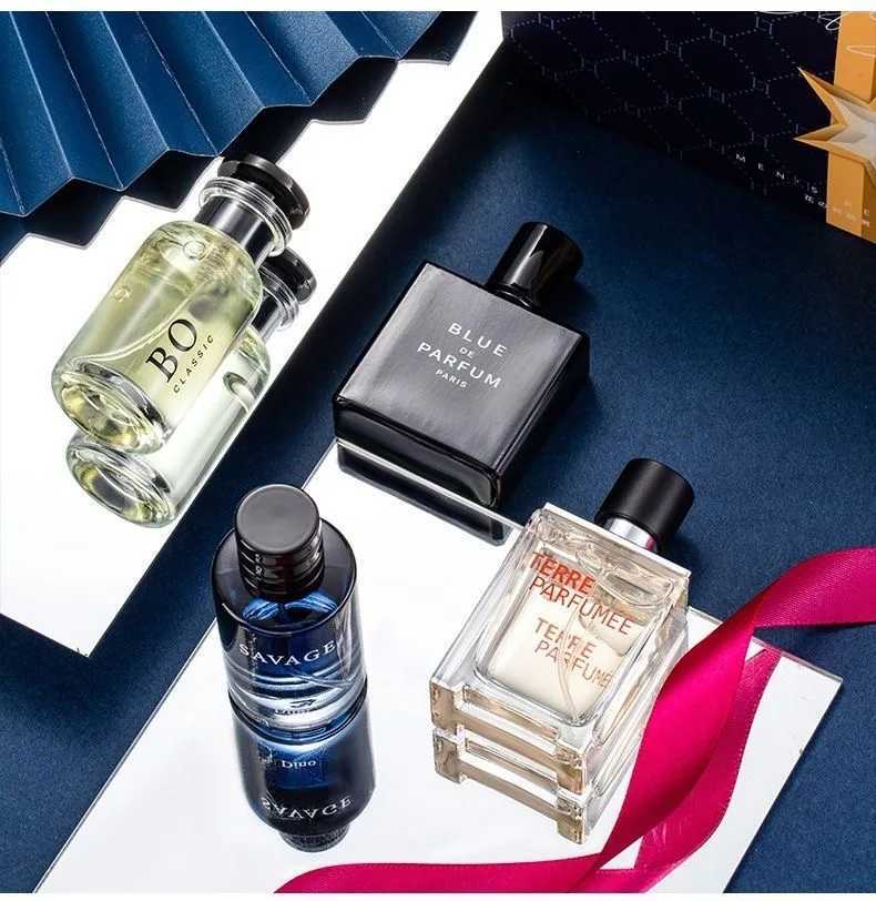 Gift 4 PCS/Set Men's Perfume Set 3x30ml Long Lasting Woody Citrus Ocean Eau De Toilette Spray for Daily Work Dating Casual Use H260829 - view 4