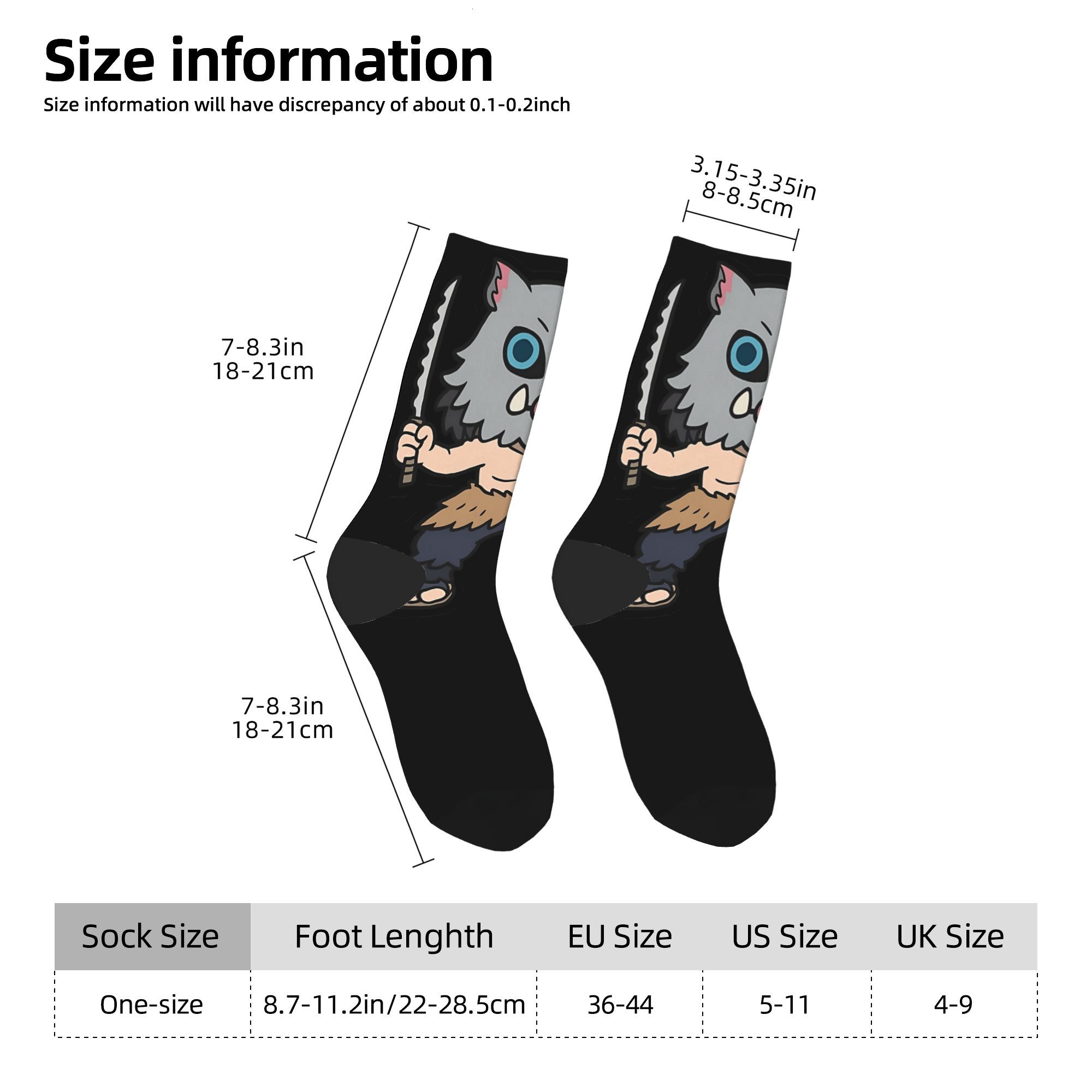 Couple Inosuke Funko Stockings Anti Sweat Breathable Autumn Fashion Pattern Outdoor Socks - view 6
