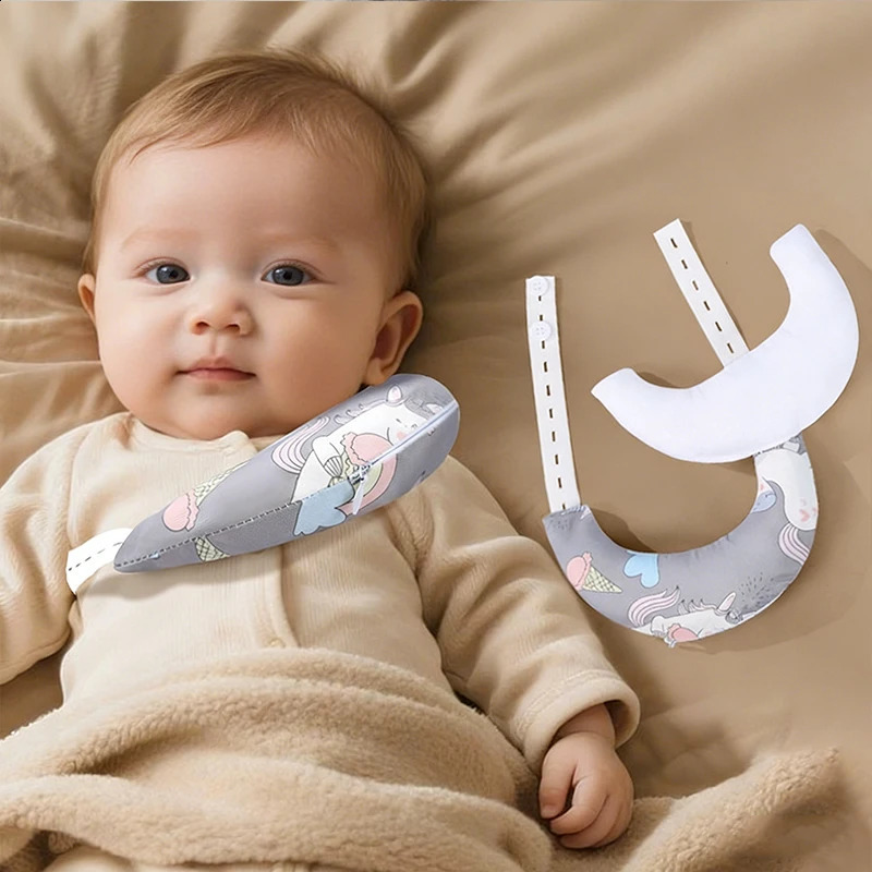 Baby Pillow born Soft Breathable Crescent-shaped Pillows Cartoon Print Neck Correction Pillow for Baby Infant 1-3 Years 260828 - view 7