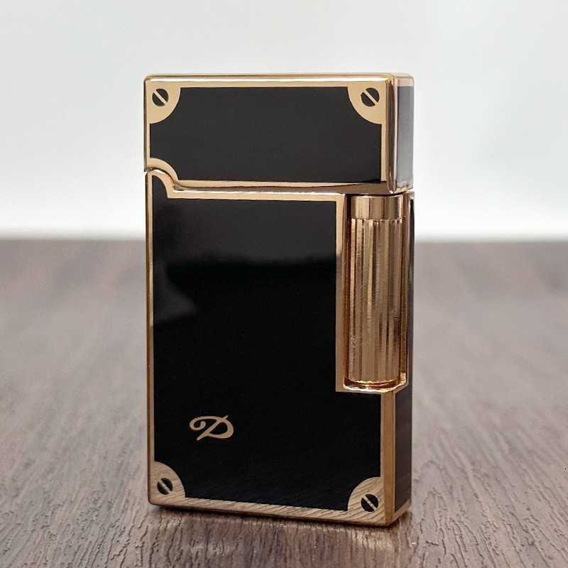Side-slide metal lighter with sanding wheel, open flame, men's gift, dual flame, side-slide refillable lighter J260707 - view 3