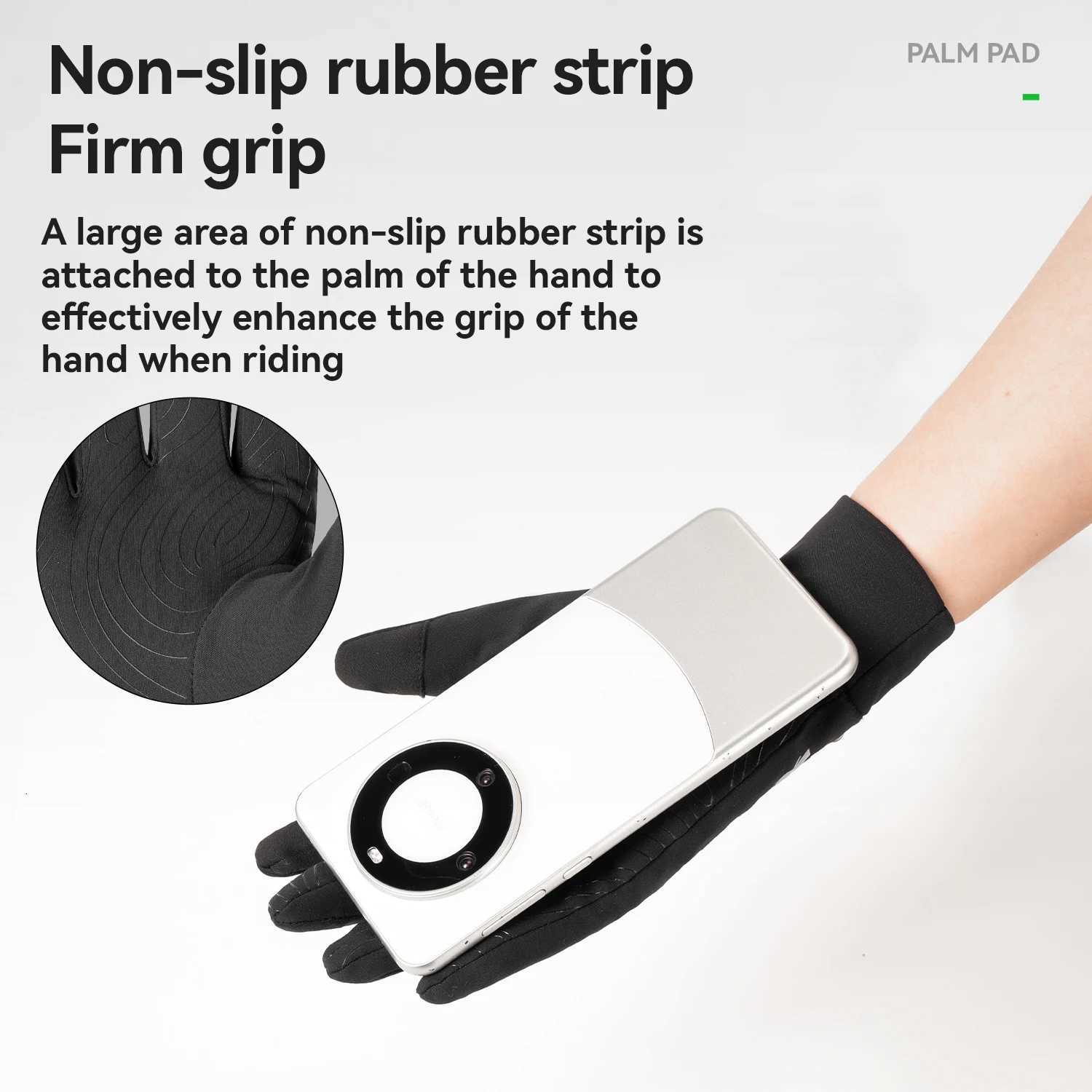 Autumn ROCKBROS Cycling Gloves Spring Bike Gloves Non-slip Long Finger Gloves Fleece Lining Warmer Gloves Windproof Riding Glove N260828 - view 7