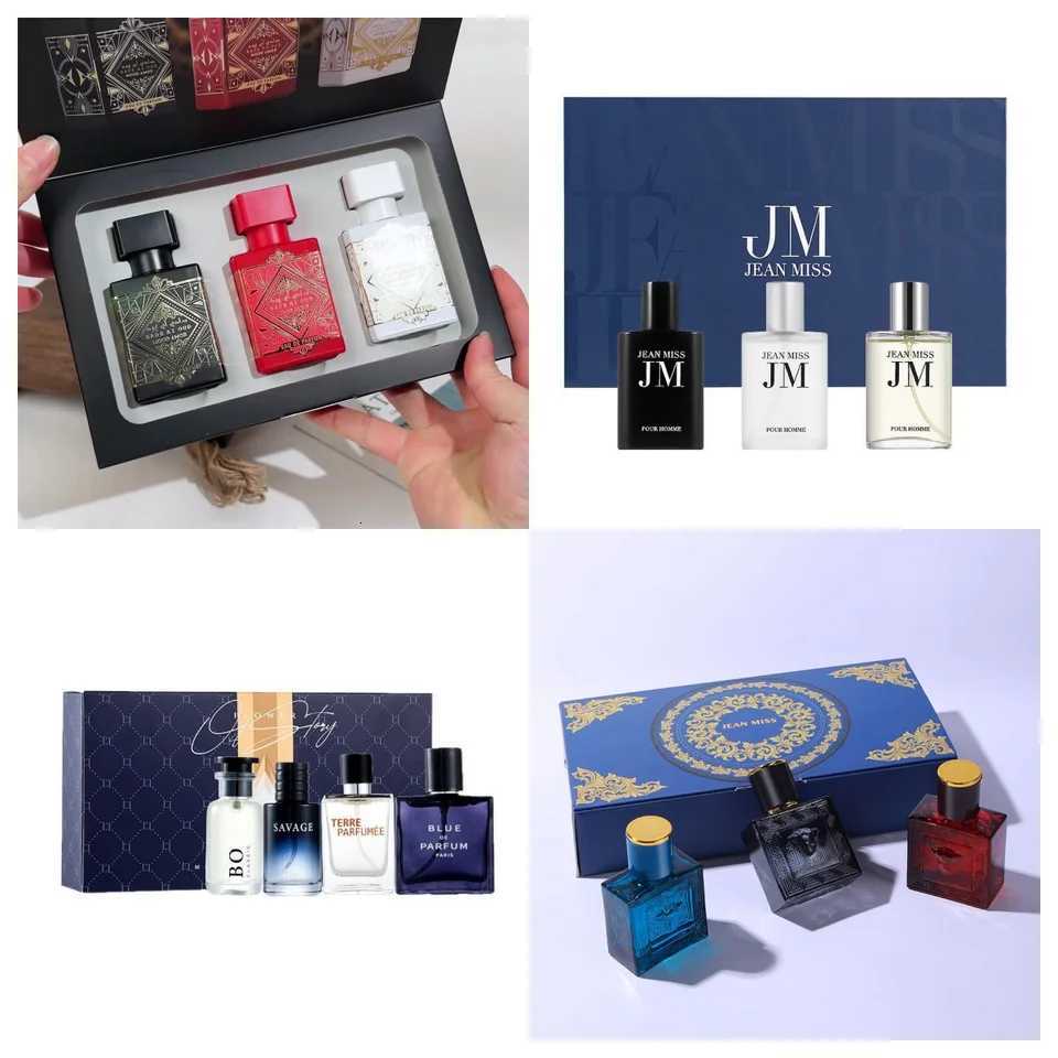 Gift 4 PCS/Set Men's Perfume Set 3x30ml Long Lasting Woody Citrus Ocean Eau De Toilette Spray for Daily Work Dating Casual Use H260829 - view 3