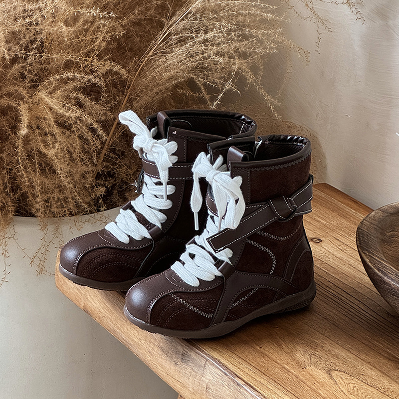2026 hot trend children's designer fashion boots versatile temperament high boots for girl - view 5