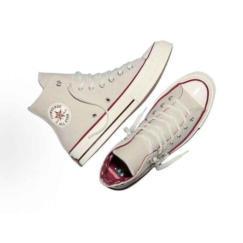 Converse Hello Kitty and Friends Chuck 70 Hi White Red Unisex High Top Canvas Shoes Comfortable Fit Classic Casual Daily Outdoor Street Sneakers For M - view 4