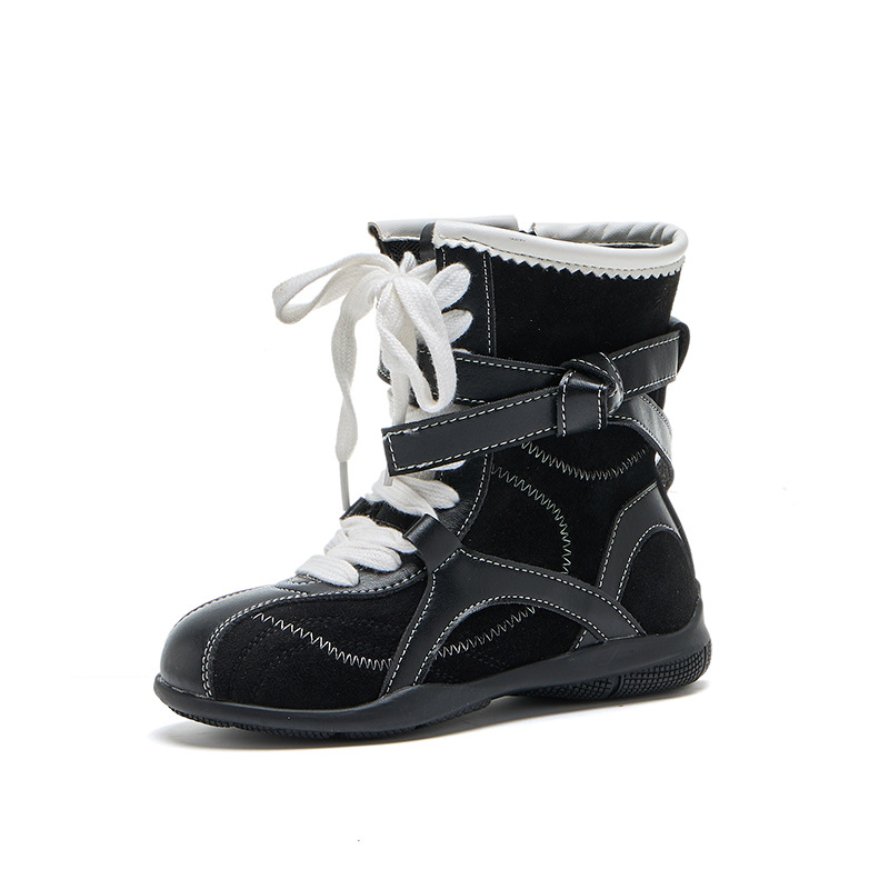 2026 hot trend children's designer fashion boots versatile temperament high boots for girl - view 8