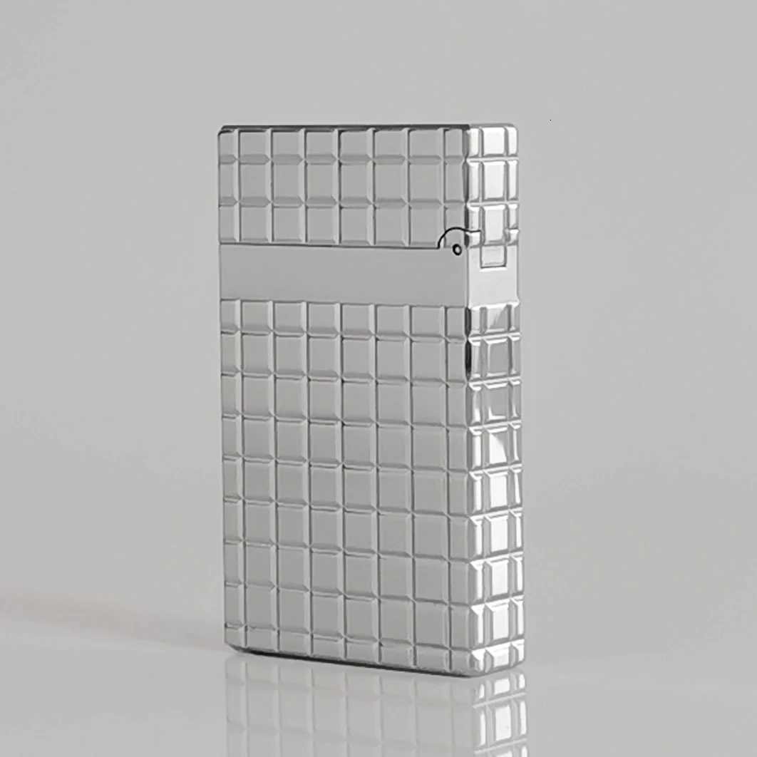 Cigarette Gas New Ligne Lattice 2 Lighter Refillable Smoking Classic Ping Sound Cigar Outdoor Men Memorial GiftN260829 - view 6