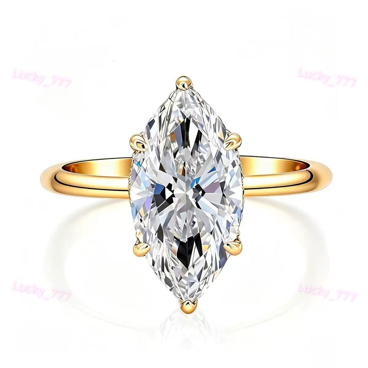 3CT Pear Cut Lab Diamond F-VVS2 Engagement Ring with Hidden Halo 18K IGI Certified Diamond Solid Gold Ring - view 5