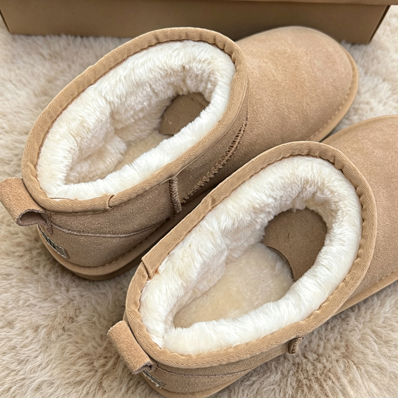 MEOD Designer Boots Women Ultra Mini Slippers Slides Platform Shoes Snow Boot Classic Leather Chestnut Winter Fur Boot Fur Slipper Ankle Boot With Box - view 7