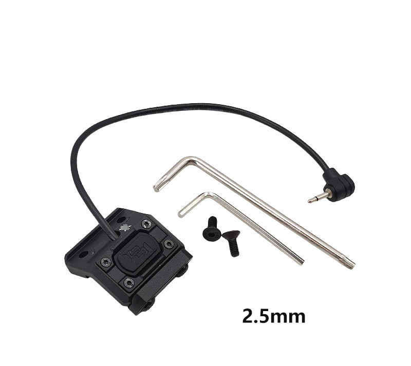 Tactical Remote Pressure Switch SureFire M300 M600 Lights DBAL A2 PEQ Laser Modules 3 Plug Compatible Keymod 20mm Picatinny Rail - view 5