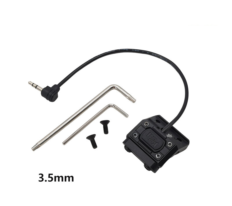 Tactical Remote Pressure Switch SureFire M300 M600 Lights DBAL A2 PEQ Laser Modules 3 Plug Compatible Keymod 20mm Picatinny Rail - view 7