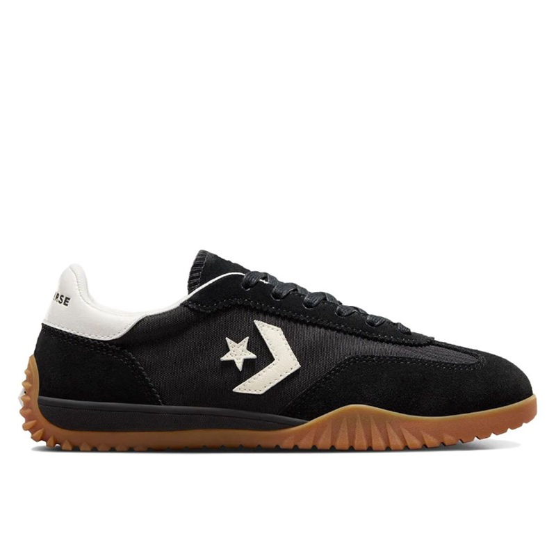 Converse Retro Star Logo Sneakers Women Men Suede Canvas Lace Up Casual Shoes Gum Sole Non Slip Walking Trainers - view 4