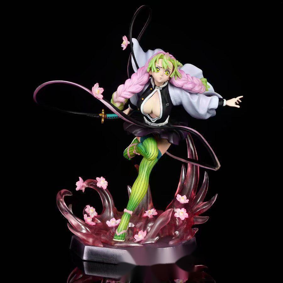 Anime Demon Slayer GK Kanroji Mitsuri Action Figure PVC Collection Model Ornament Toys For Child Birthday Gifts - view 4