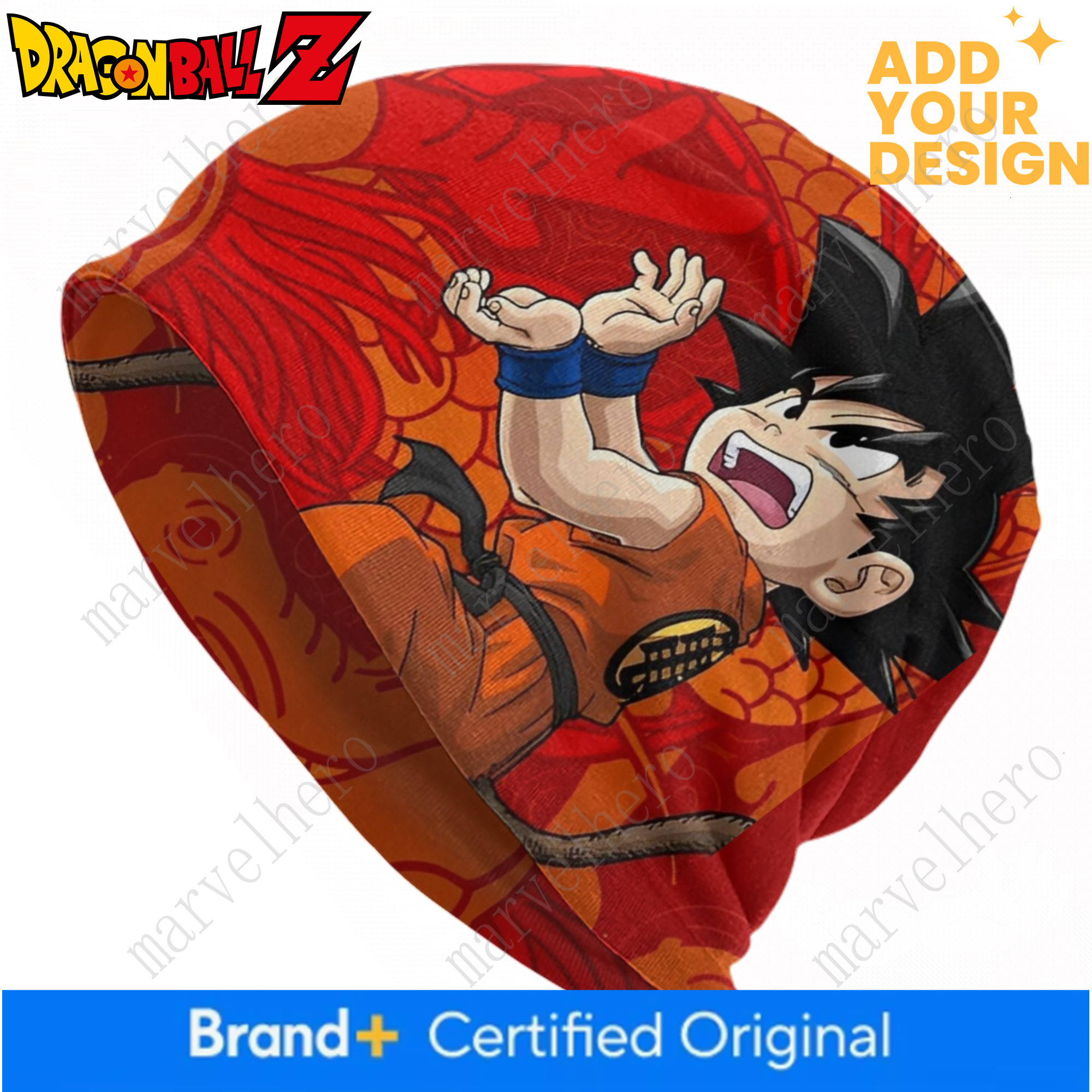 DBZ Z Goku Cartoon Bonnet Casual Ski Skullies Beanies Hat for Men Women Summer Head Wrap Caps - view 1