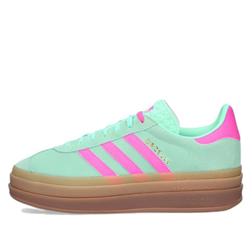 Adidas Designer Gazelle Bold Retro Platform Trainers Casual Shoes Women Soft Suede Leather Non Slip Gum Sole Classic Three Stripes Fashion Daily Skate - view 8