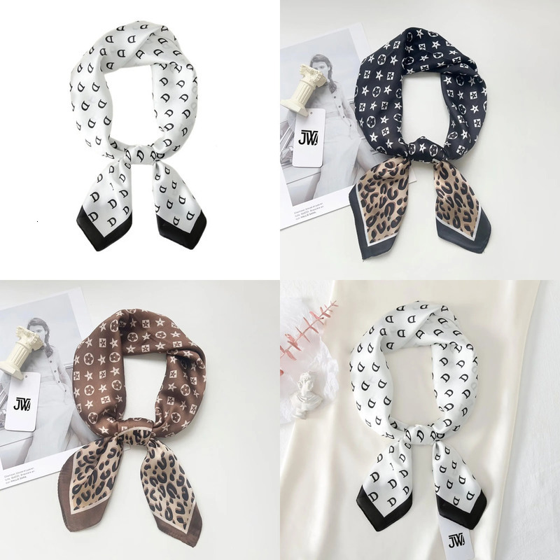 Designer Shawl For Woman Fashion Hair Ribbons Square Scarves Decorative Belts Silk Scarves Classic Shawls Luxurious Combinations Decorations High Qual - view 1