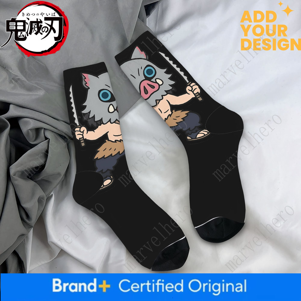 Couple Inosuke Funko Stockings Anti Sweat Breathable Autumn Fashion Pattern Outdoor Socks