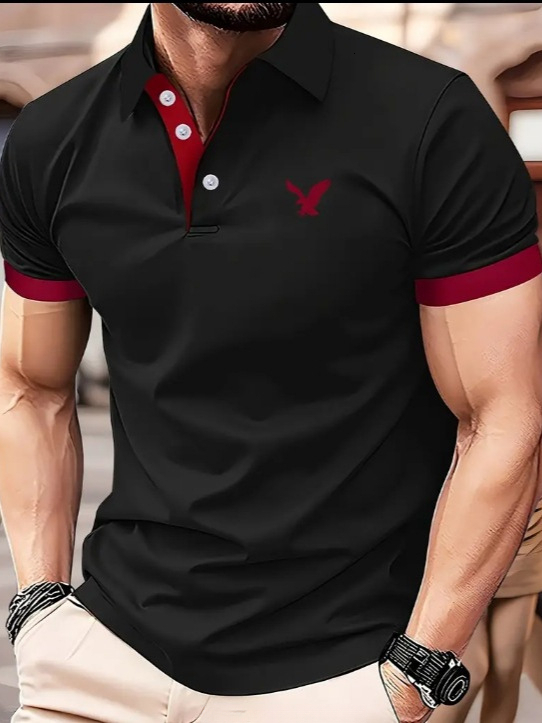 Summer New Large-Size Men's Casual Fashion Short-Sleeve Polo Shirt - view 3