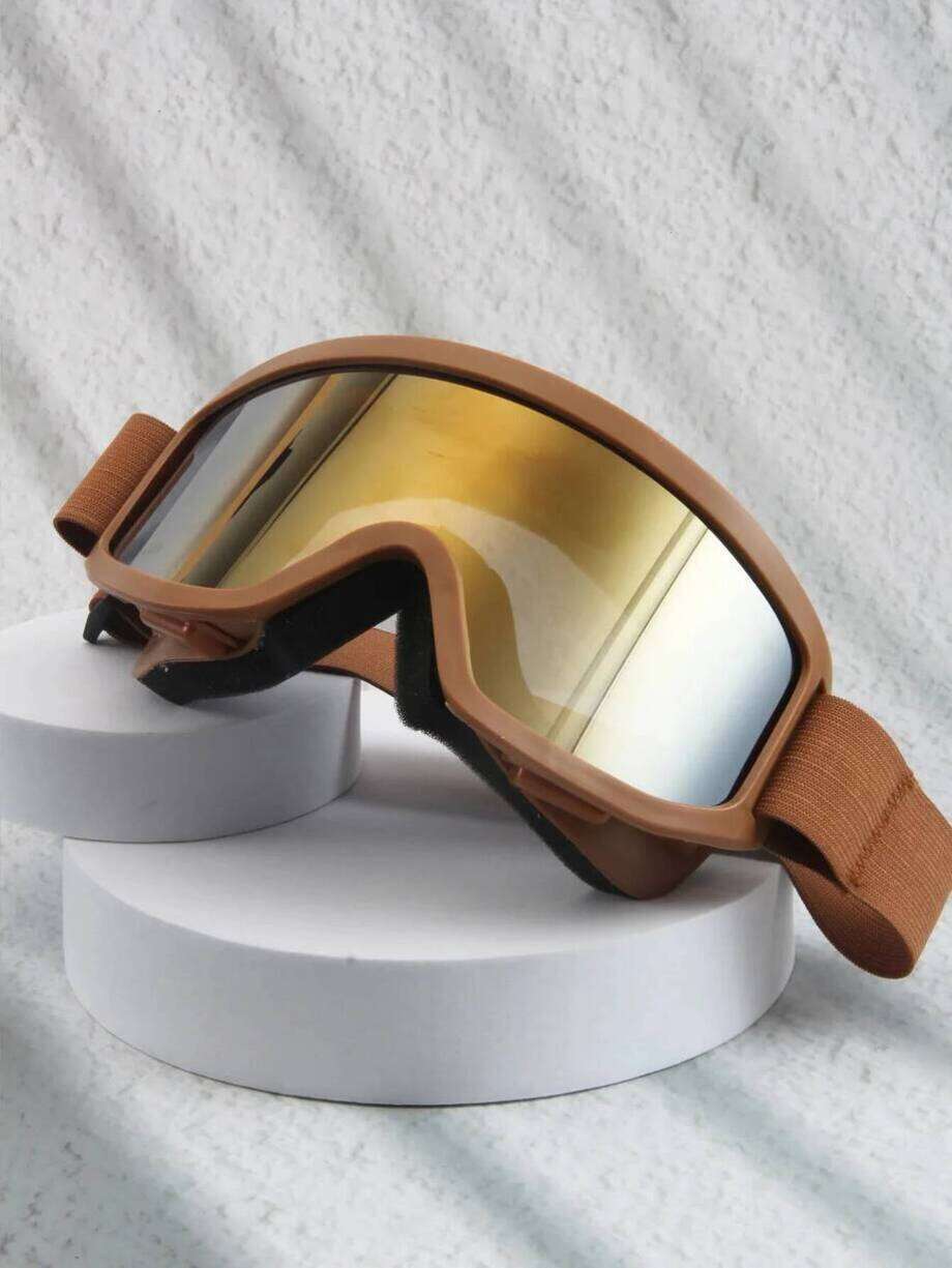 * Ski Goggles Onepiece Largeframe Day Night snow * sports Padded Windproof Single And Snowboard Riding Highdefinition Mo - view 3