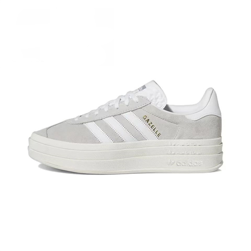 Adidas Designer Gazelle Bold Retro Platform Trainers Casual Shoes Women Soft Suede Leather Non Slip Gum Sole Classic Three Stripes Fashion Daily Skate - view 9
