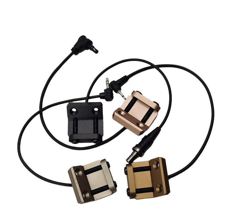 Tactical Remote Pressure Switch SureFire M300 M600 Lights DBAL A2 PEQ Laser Modules 3 Plug Compatible Keymod 20mm Picatinny Rail - view 3