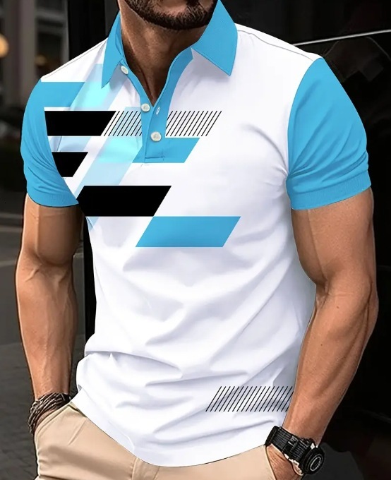 Summer New Large-Size Men's Casual Fashion Short-Sleeve Polo Shirt - view 7