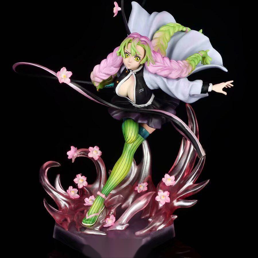 Anime Demon Slayer GK Kanroji Mitsuri Action Figure PVC Collection Model Ornament Toys For Child Birthday Gifts - view 5