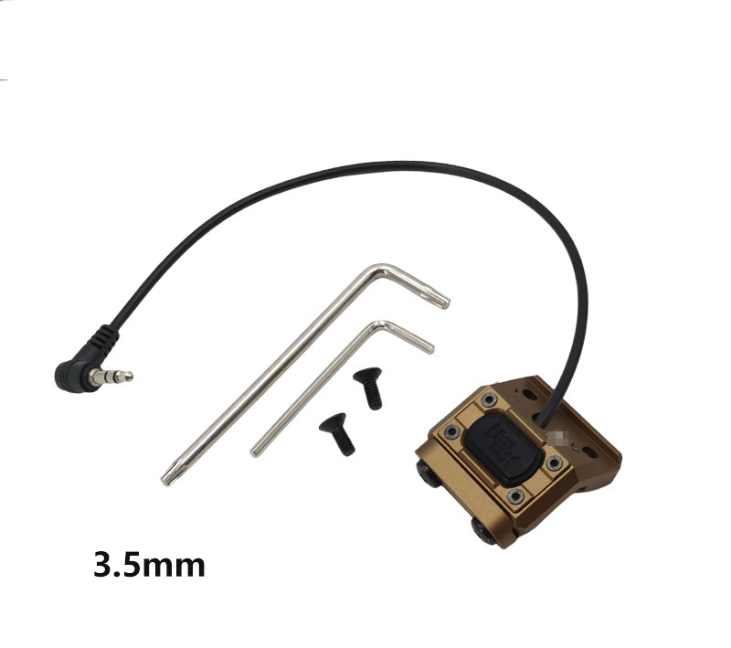 Tactical Remote Pressure Switch SureFire M300 M600 Lights DBAL A2 PEQ Laser Modules 3 Plug Compatible Keymod 20mm Picatinny Rail - view 8