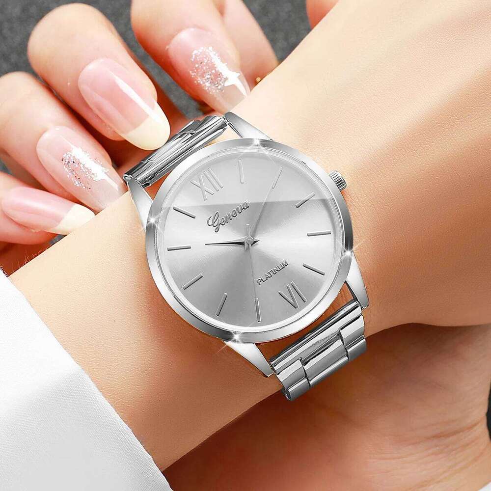 1/2/3PCS Fashion Women es Set Simple Roma Dial Quartz For Ladies Clock Reloj Mujer Without Box H260228