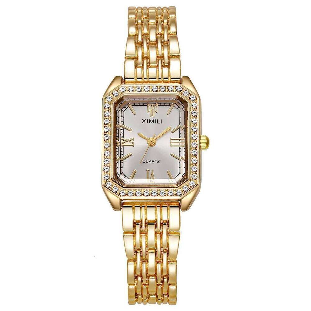 New High-end Luxury Ladies es Elegant Diamond Jewelry Quartz Wrist Gifts for Women 2025 Fashion Dress H260228