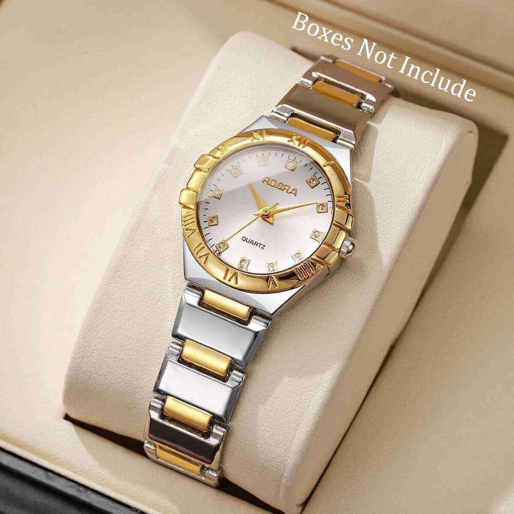 Rhinestone Women Quartz Fashion Stainless Steel Strap Wristes For Ladies Clock Reloj MujerWithout Box H260228
