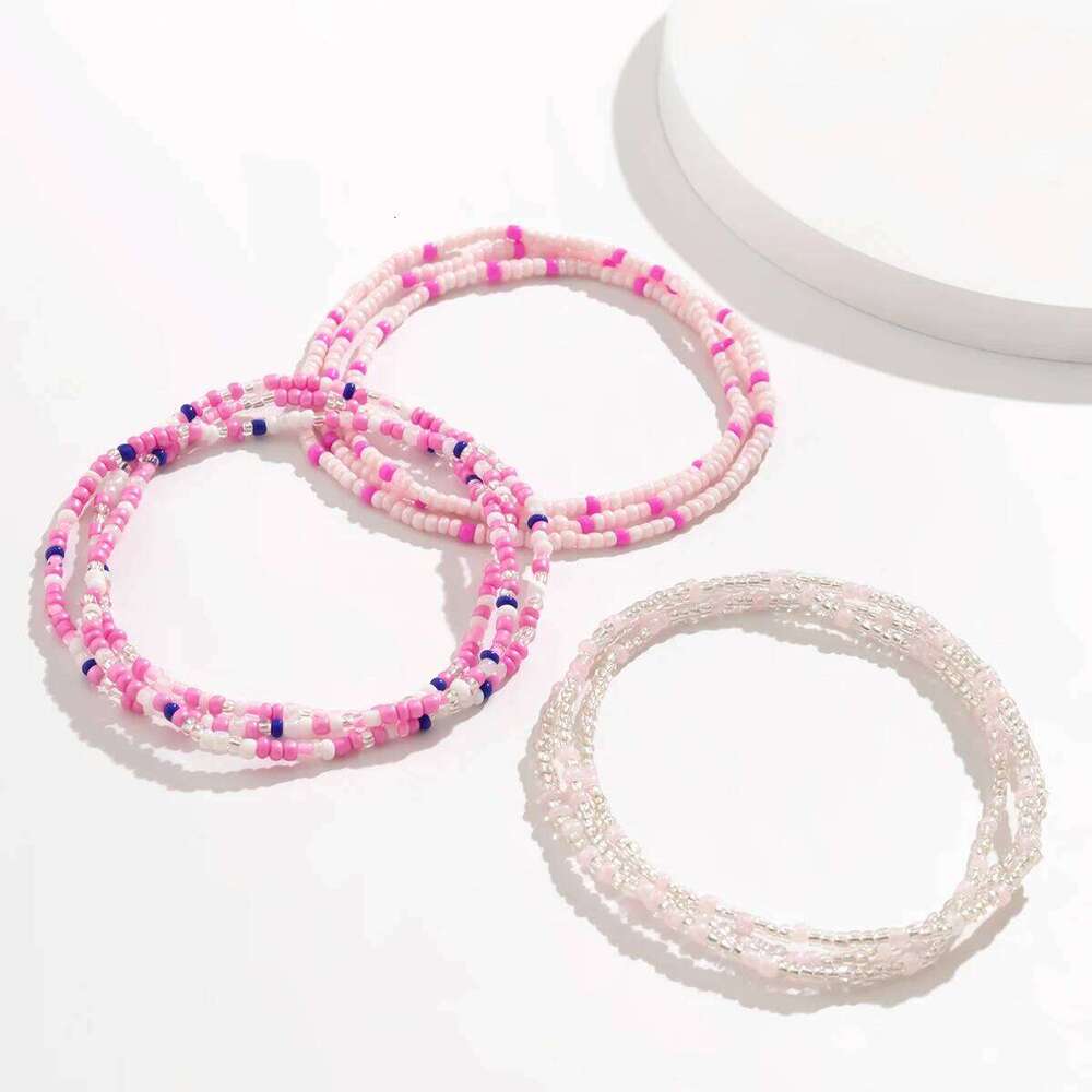 Ingemark 3Pcs/Set Boho Elastic Seed Beads Waist Belly Belt Chains Women Summer Bikini Sexy Aesthetic Body Jewelry Accessories H260228