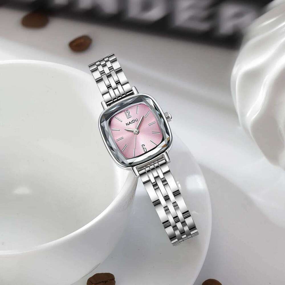 Fashionable Casual Simple Versatile Stainless Steel Strap Quartz Women's H260228