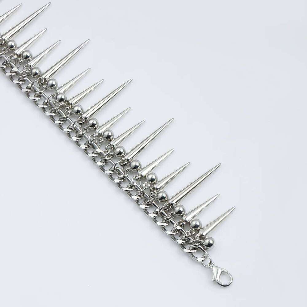 Cross Border Jewelry Personalized Punk Spike Rivet Pendant Waist Fashion Minimalist Versatile Body Chain Belt H260228