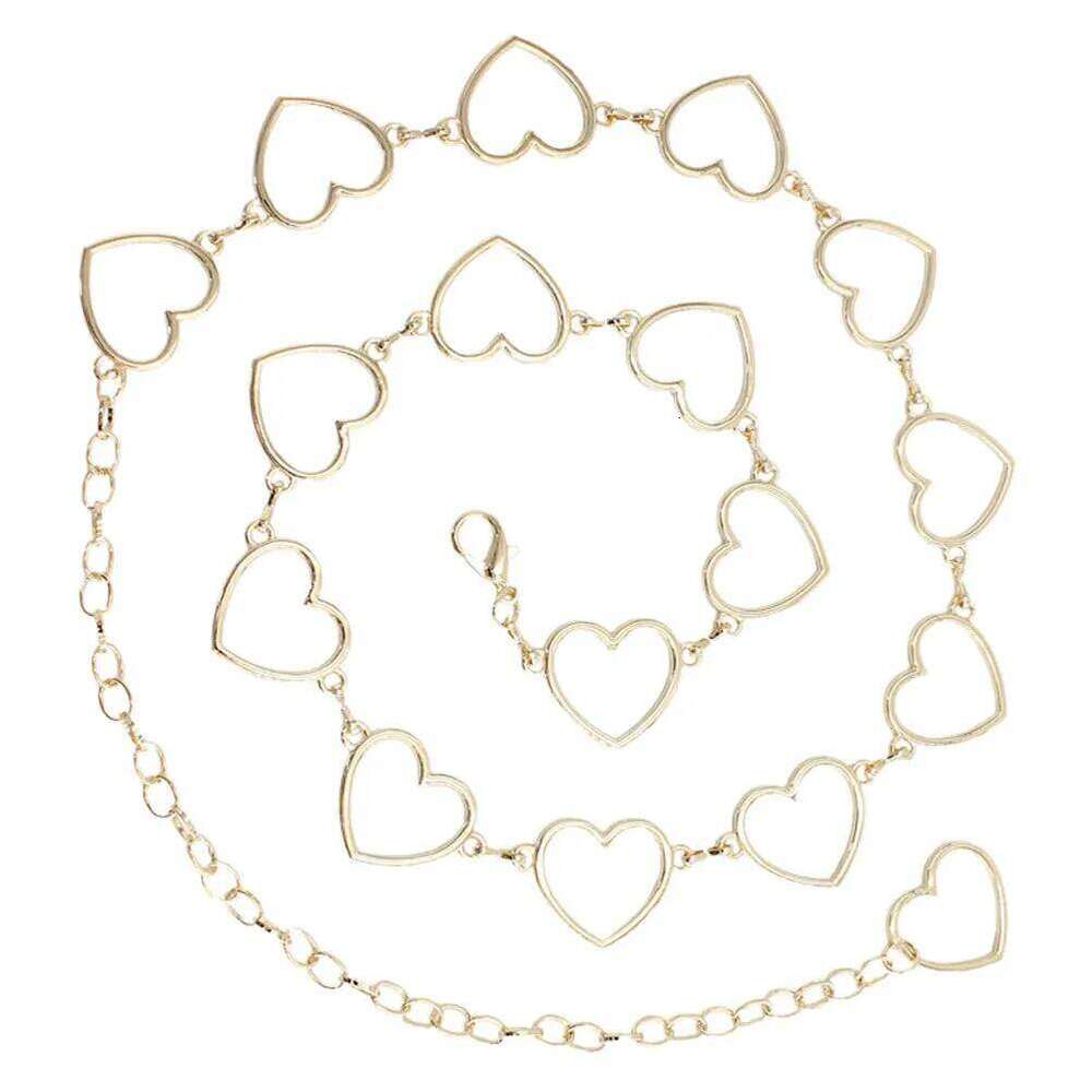 Golden Shaped Metal Hook Delicate Waist Belt Decorative Fashion Accessory Women Bikini Bride Chain H260228