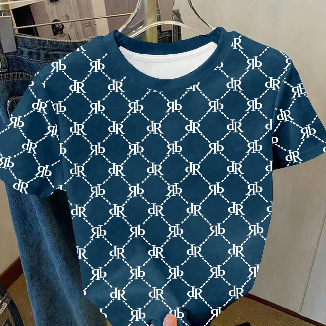 Luxury Brand Designer Clothes Luxury Brand Designer Clothes 2025 New Summer Bowknot Letter Print Short Sleeve Round Neck T-Shirt For Women On